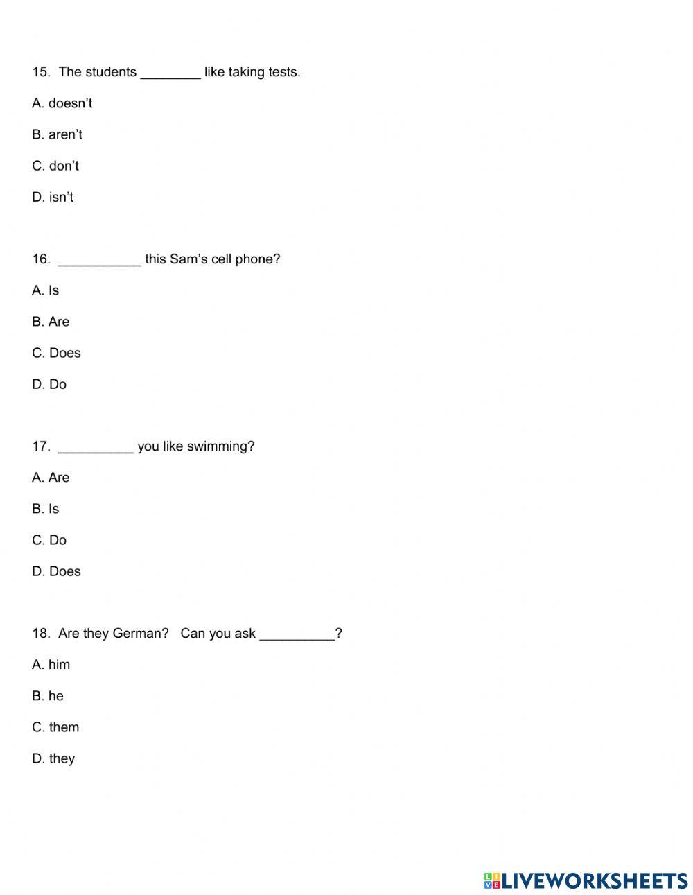 Written Quiz 2 (Units 5 - 8)