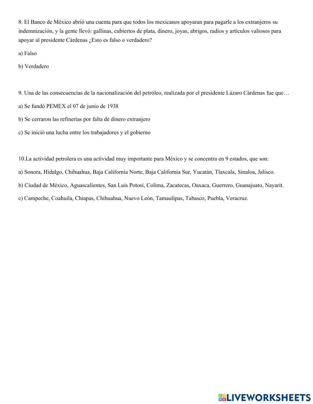 La expropiación petrolera