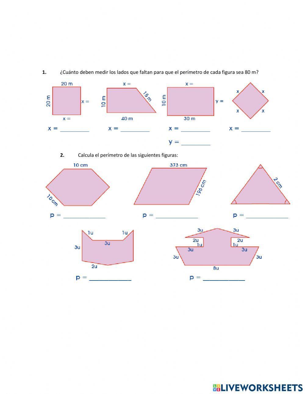 Triangulos y cuadrilateros