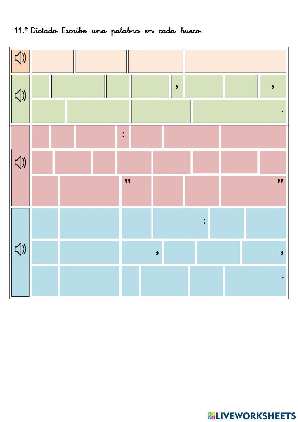 T10 lengua 3º control