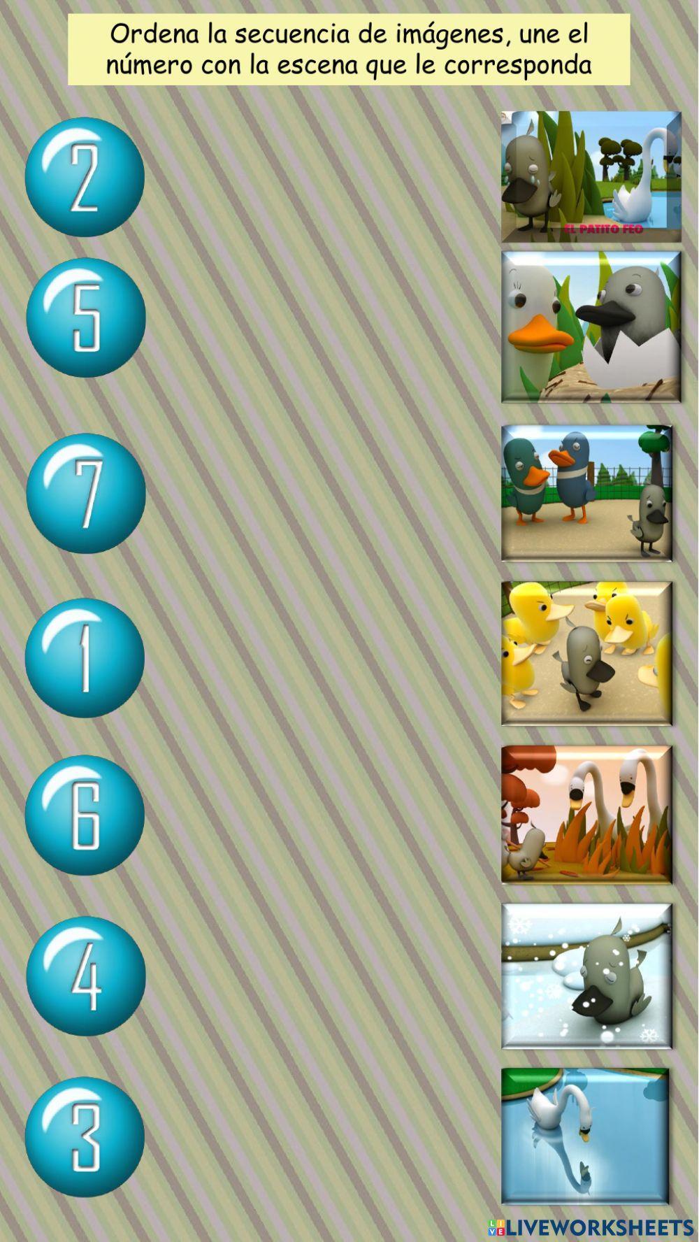 Correspondencia término a termino patito feo