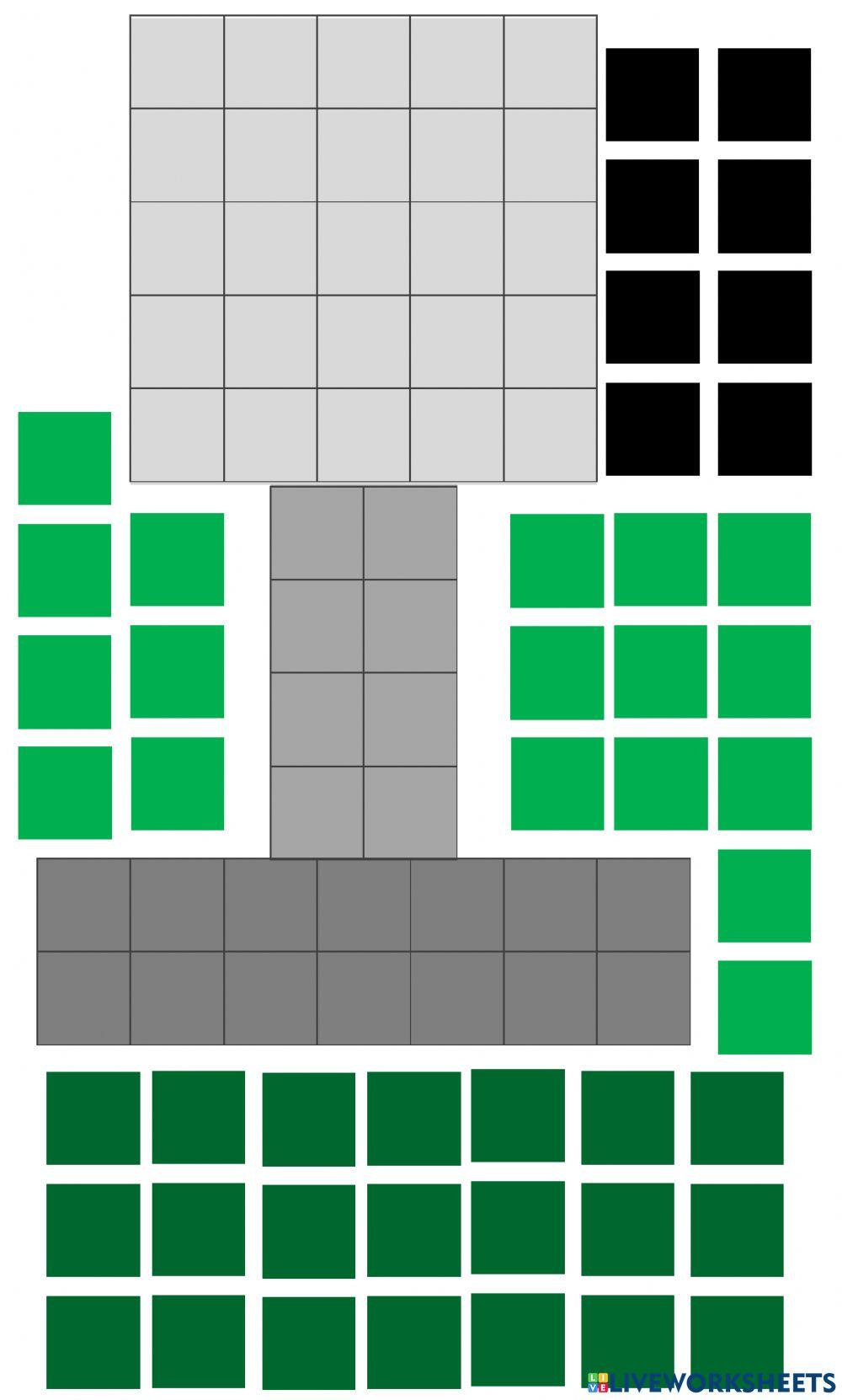 Minecraft, multiplicação e área