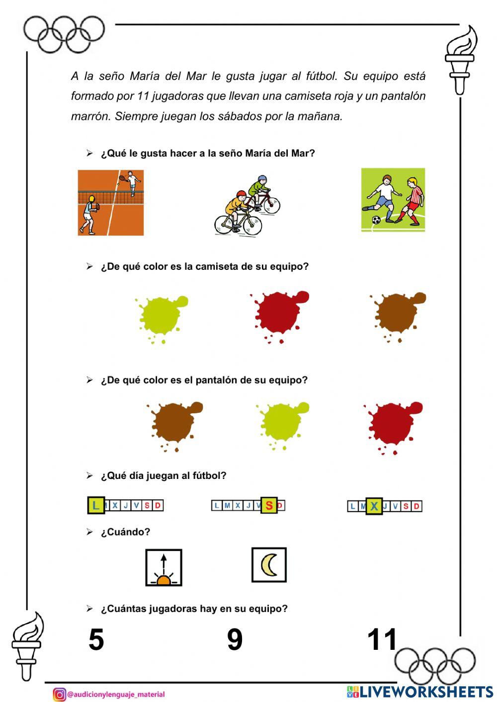 La seño María del Mar juega al fútbol