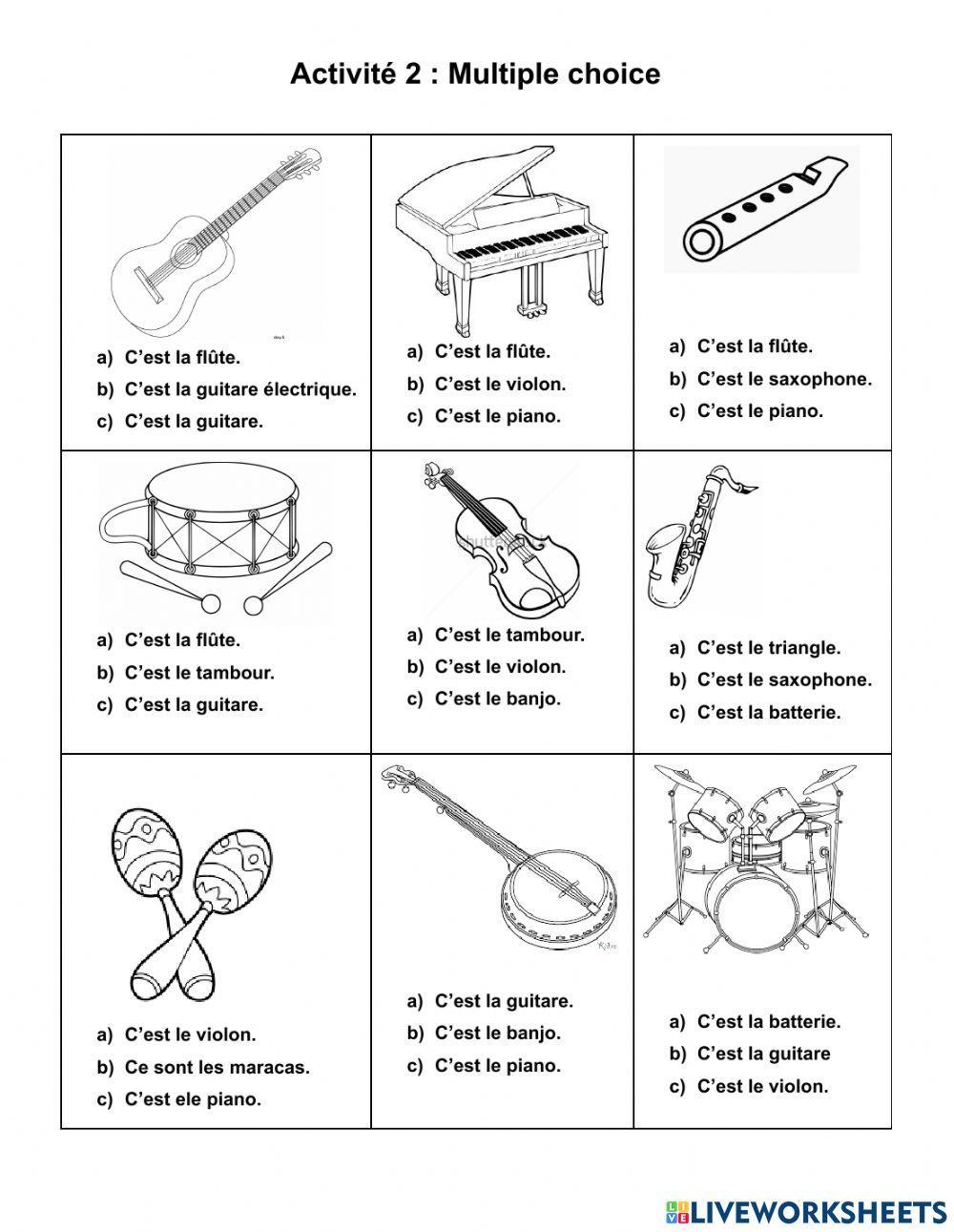 InstrumentMusique-MultipleChoice
