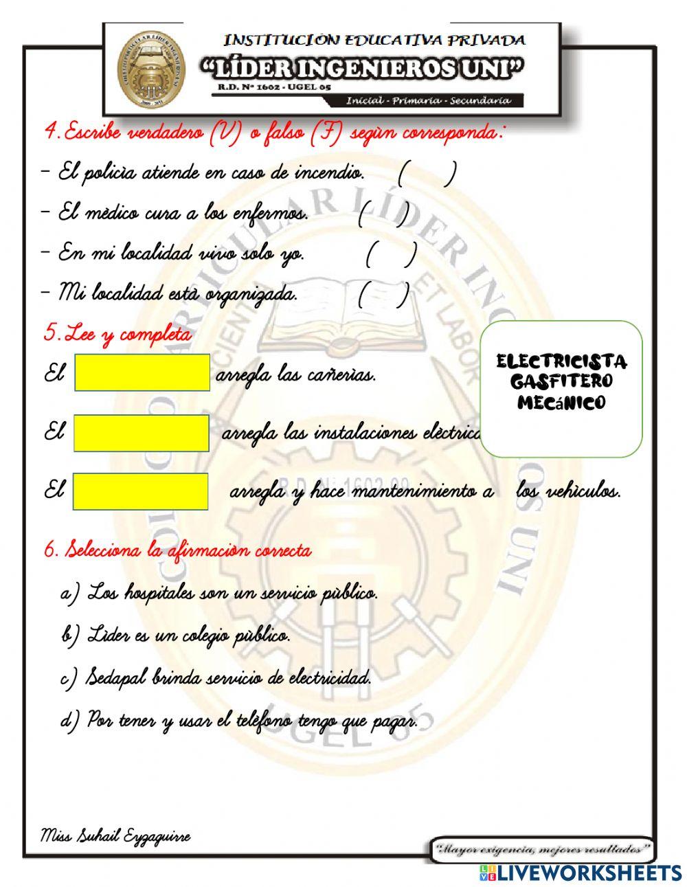 Examen de personal ii unidad