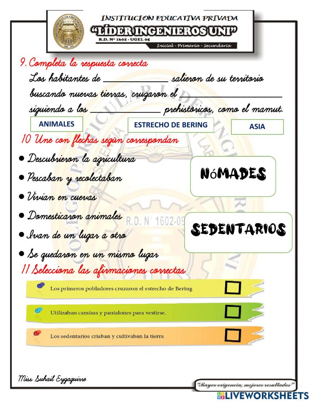 Examen de personal ii unidad