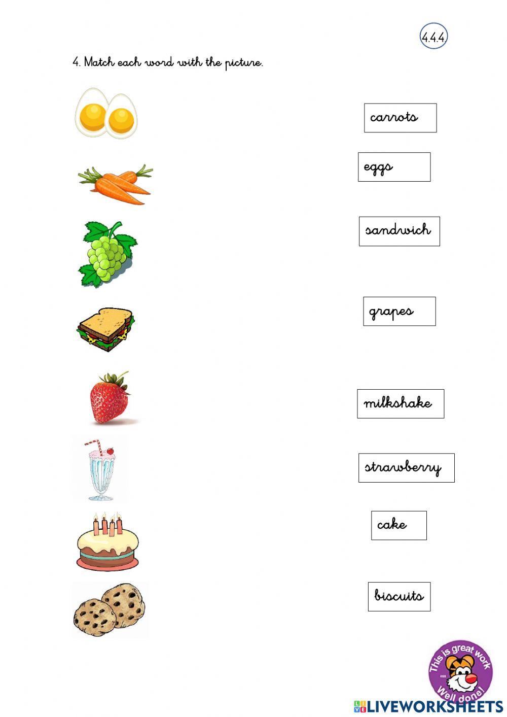 Vocabulary food