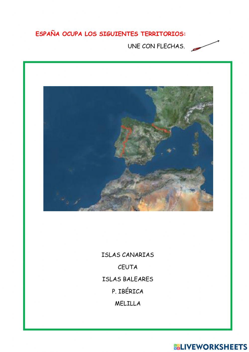 Territorios que forman España