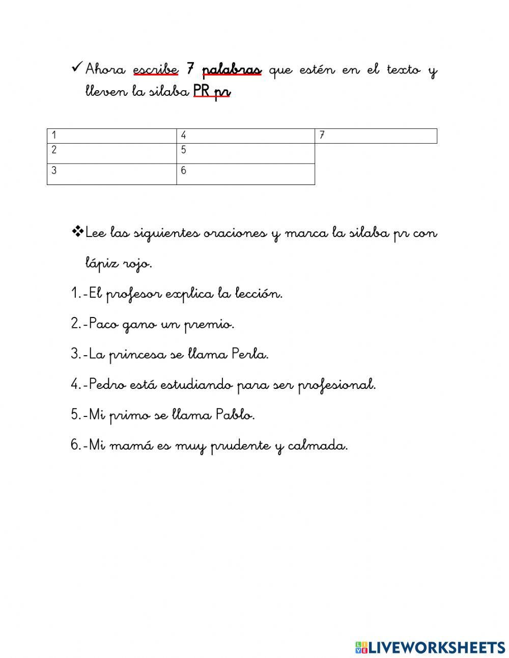 Actividad Comprensión Lectora N 3 2 básico