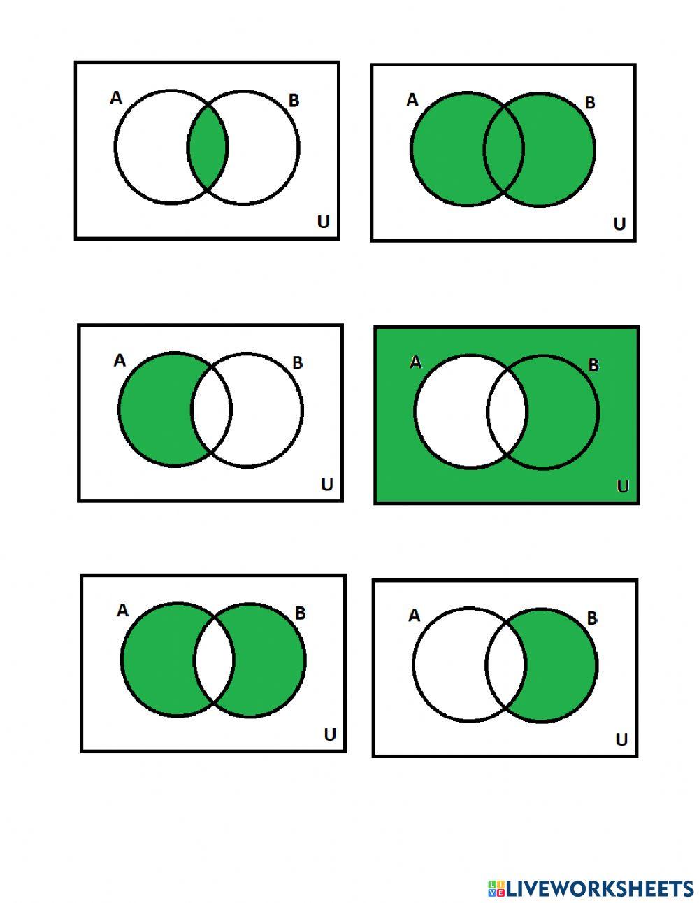 Operaciones entre conjuntos