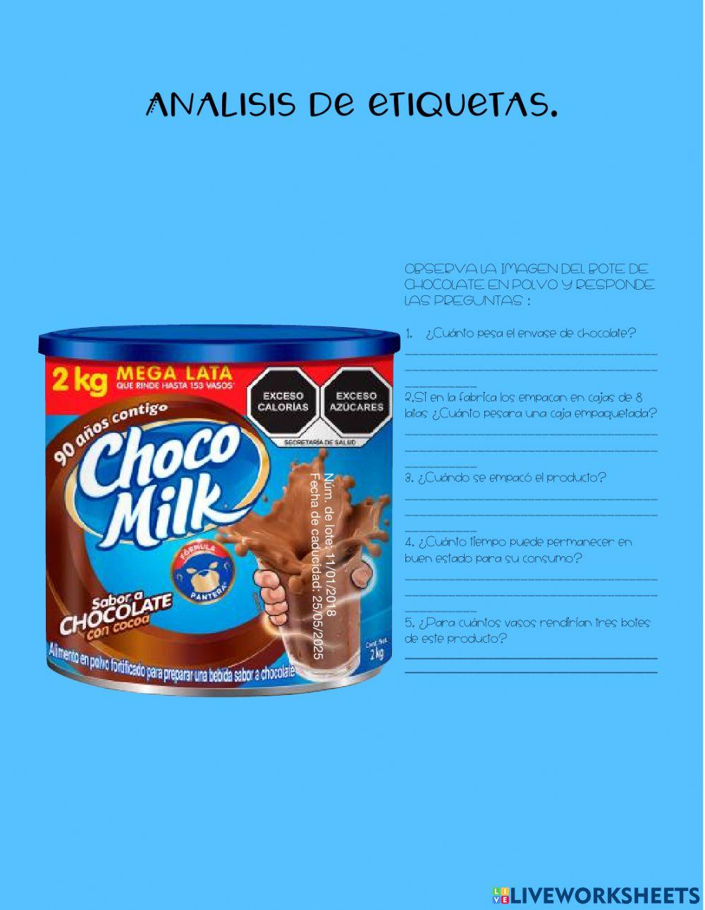 Análisis de etiquetas