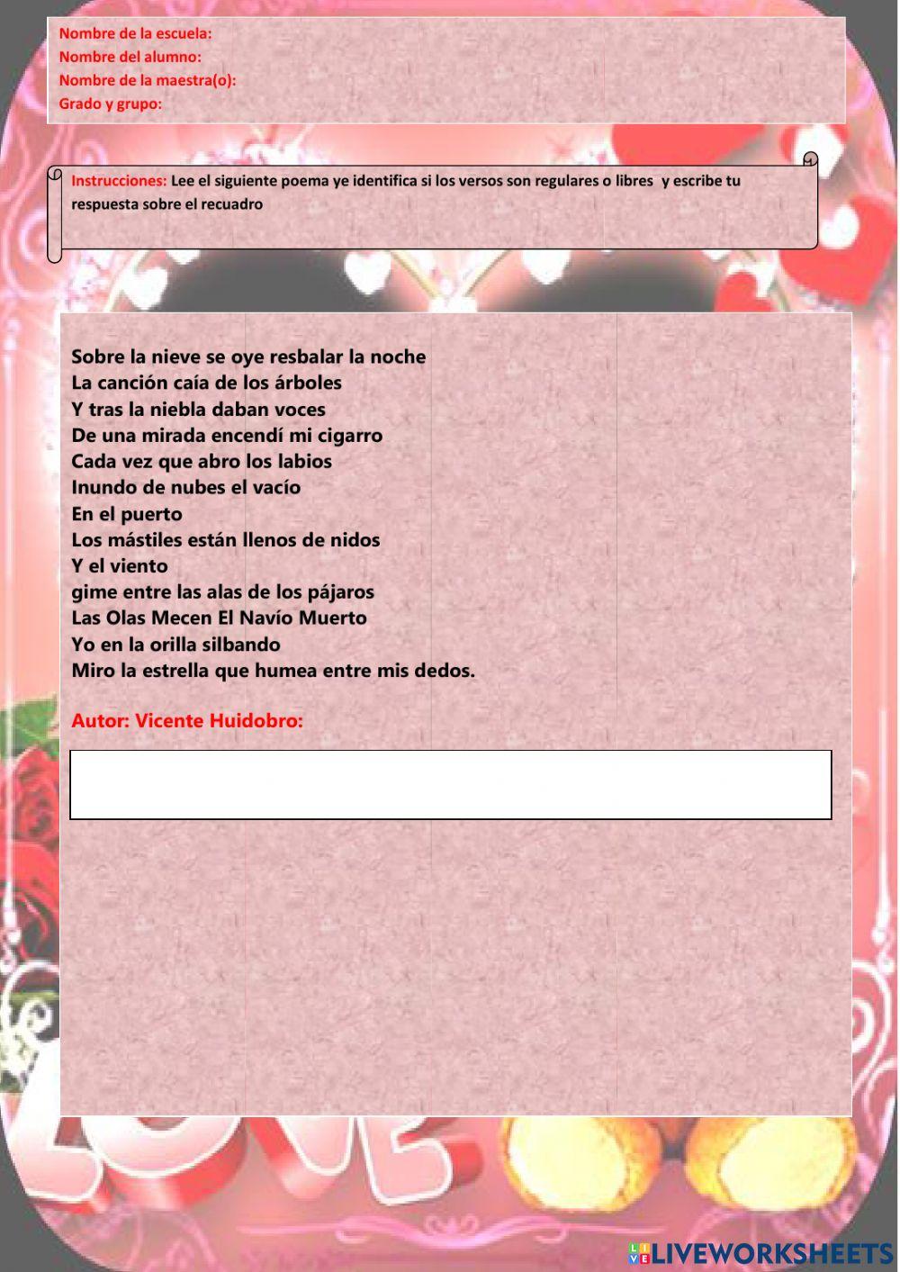 Lee y compara  poemas de diferentes épocas sobre un tema especifico