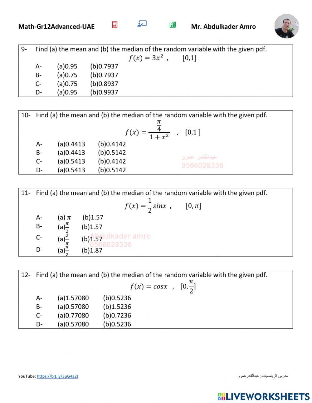 Lesson 6-7 Probability