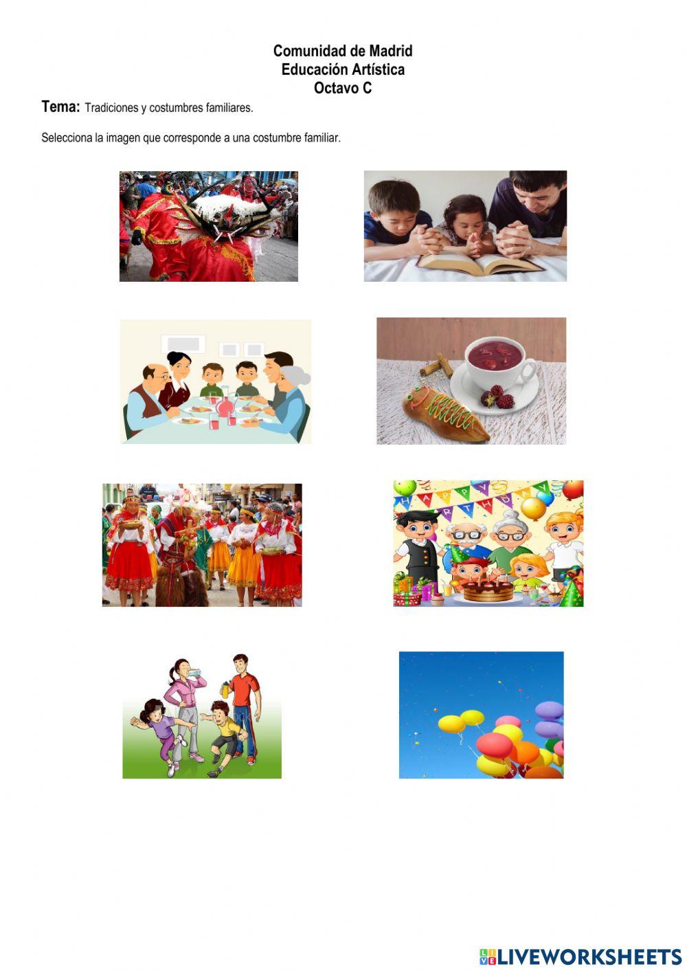 Costumbres y Tradiciones Familiares