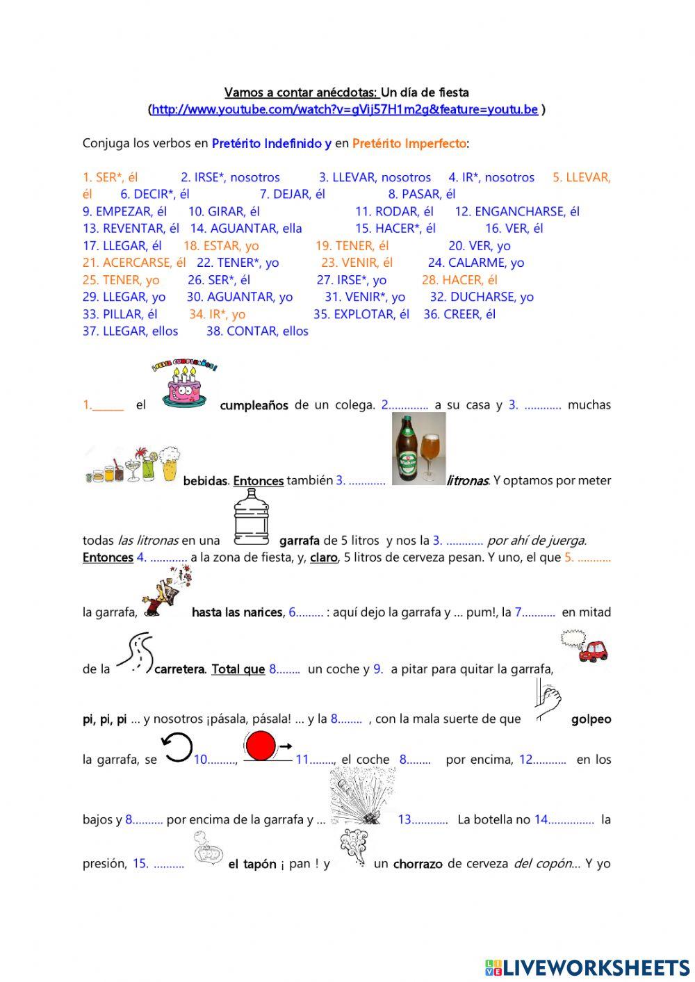 Contar una anécdota