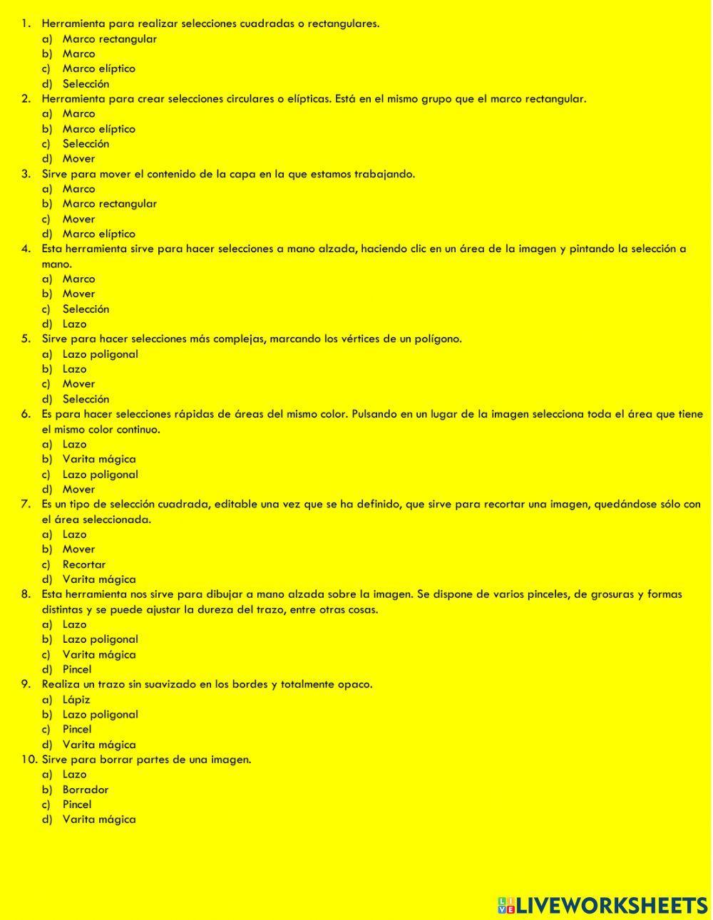 Herramientas de Adobe Photoshop