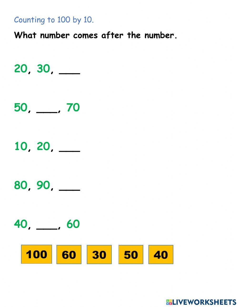 What Is The Next Number Worksheet Live Worksheets what-is-the-next-number-worksheet-live-worksheets