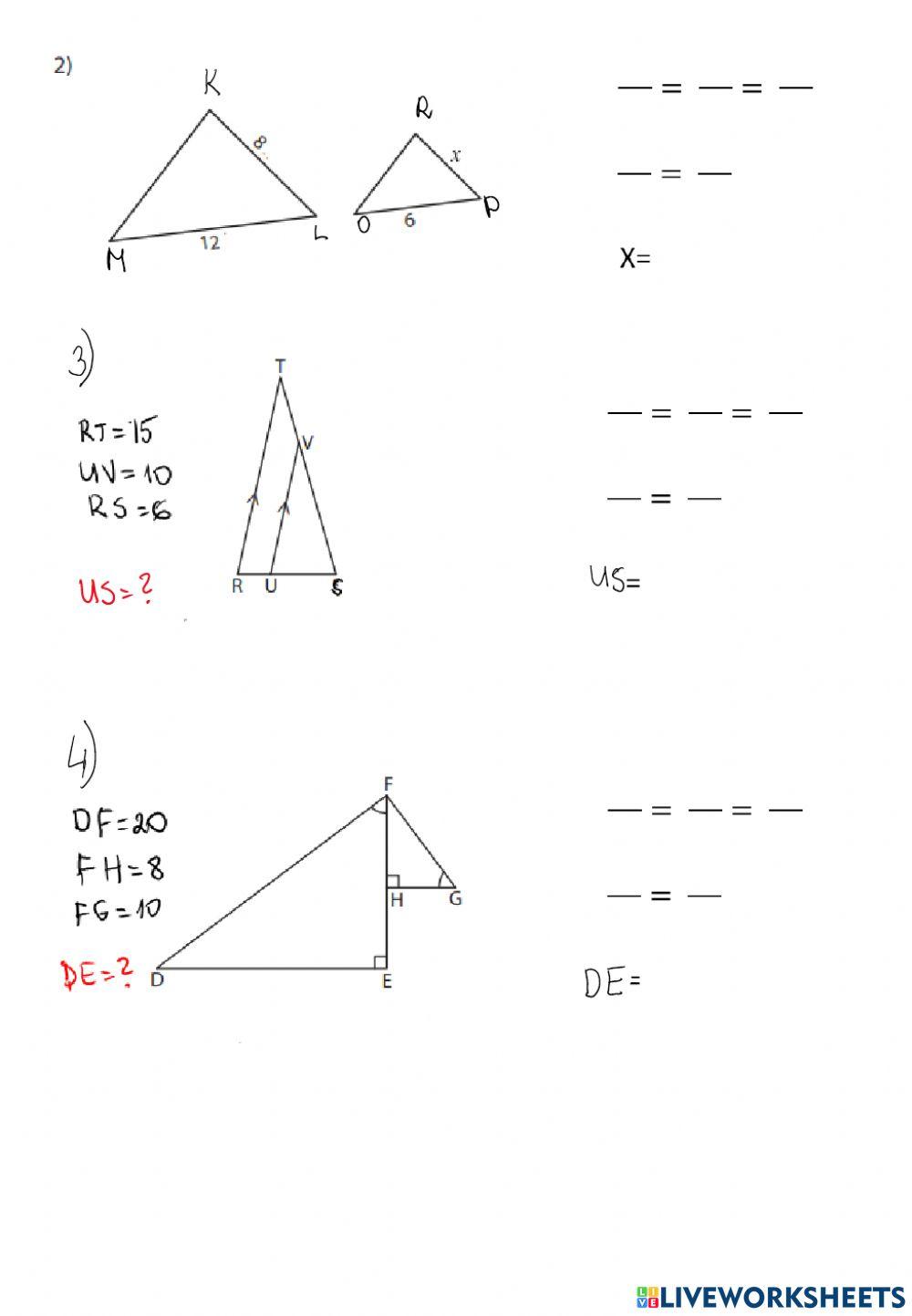 Līdzīgi trijstūri