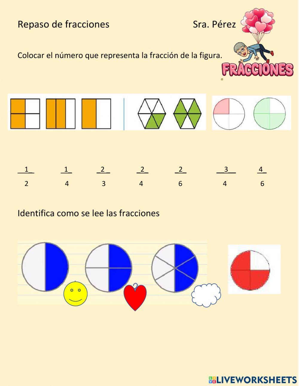 Repaso de fracciones