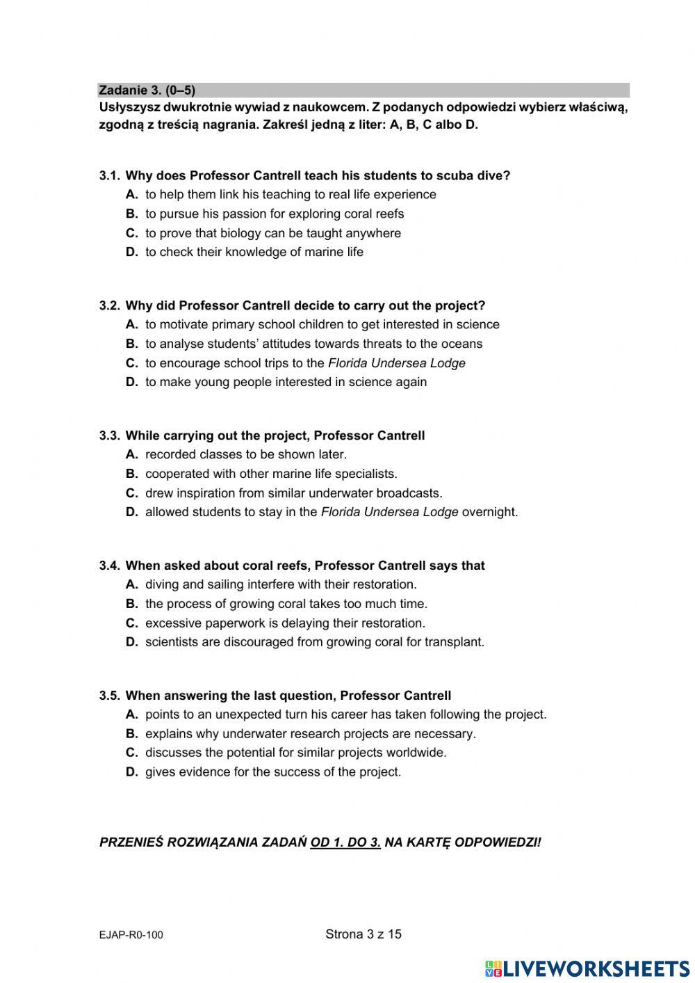 Matura extended 2021