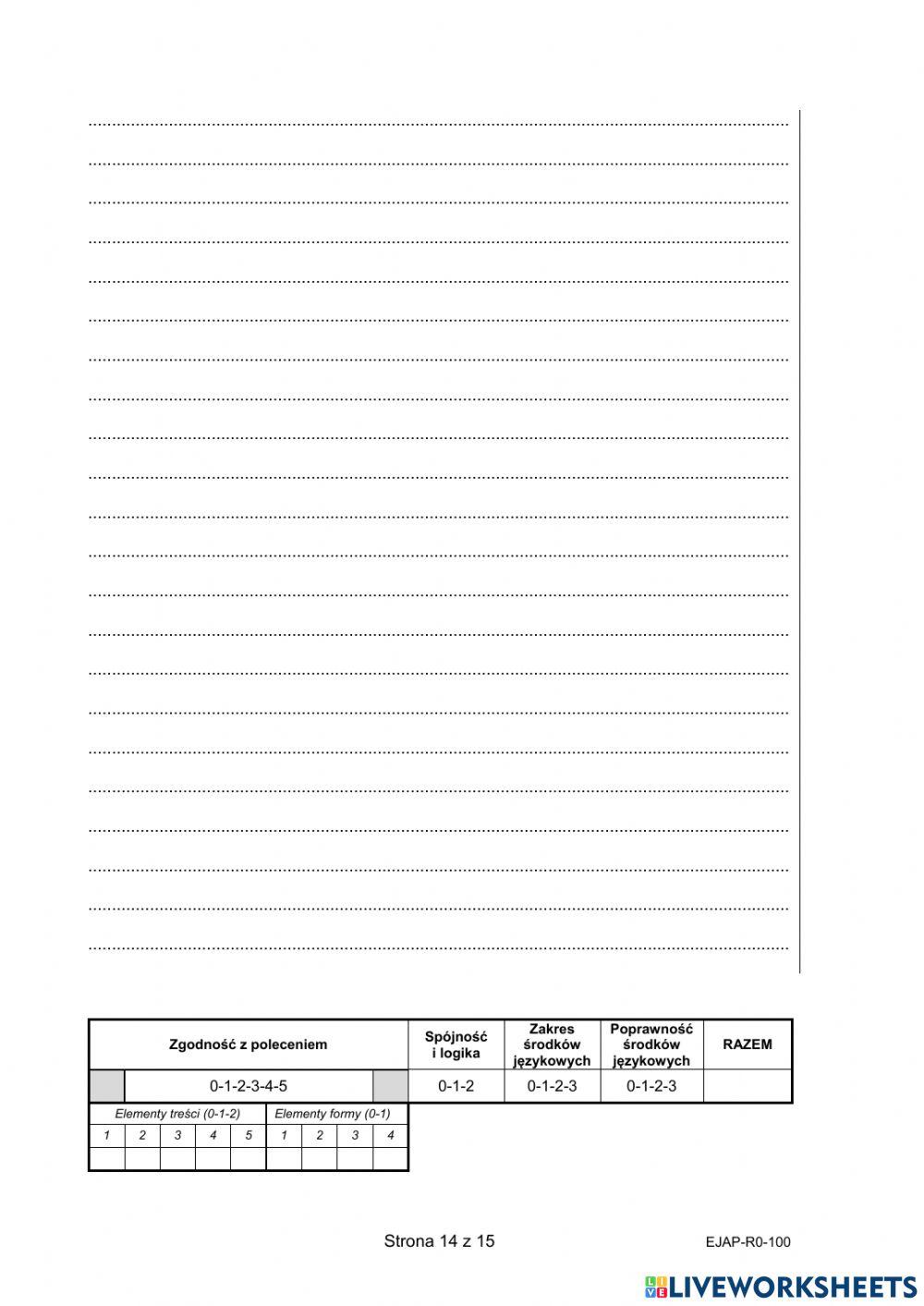 Matura 2021 extended