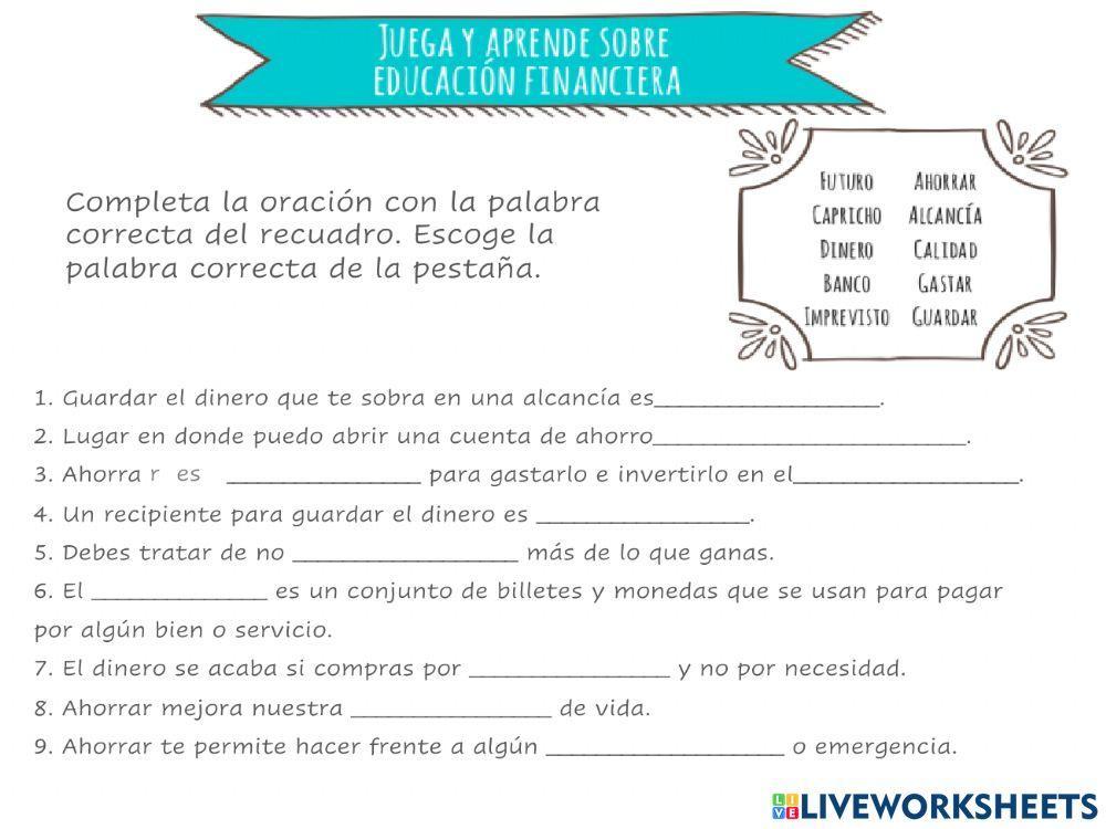 Educación Financiera