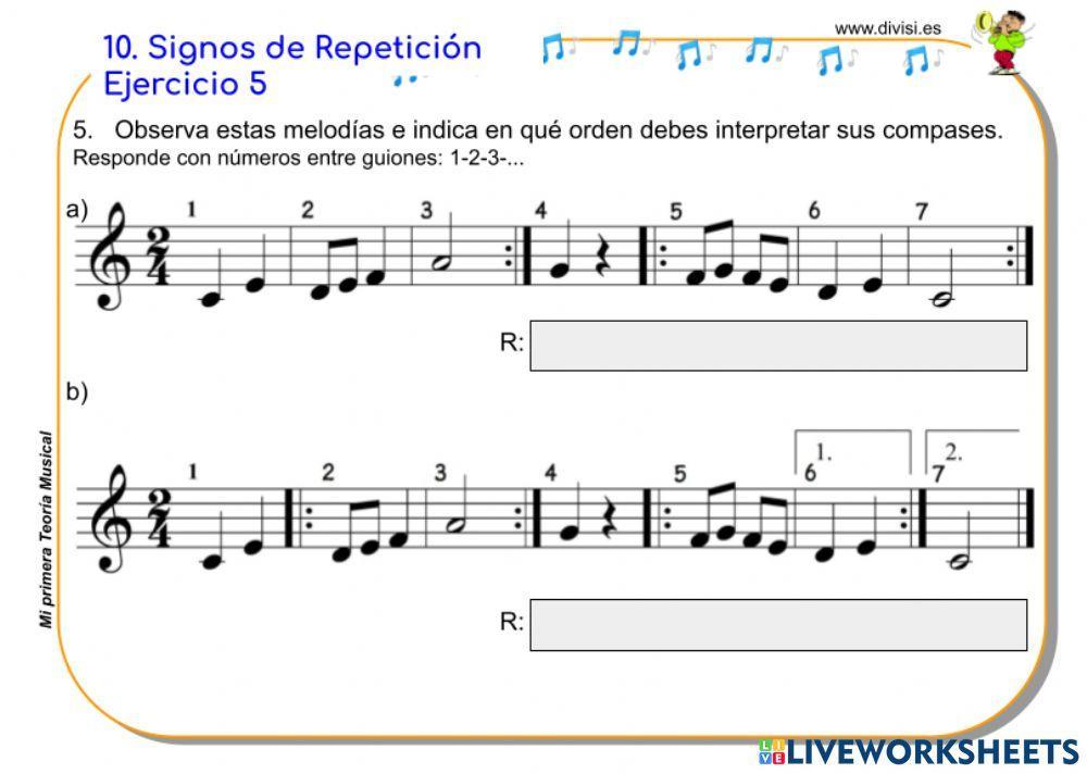 SIGNOS DE REPETICIÓN Ejerc. 5