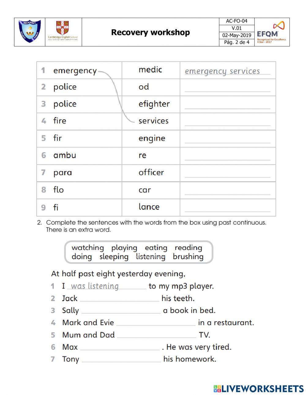 Recovery workshop 4d 2nd term cut 1