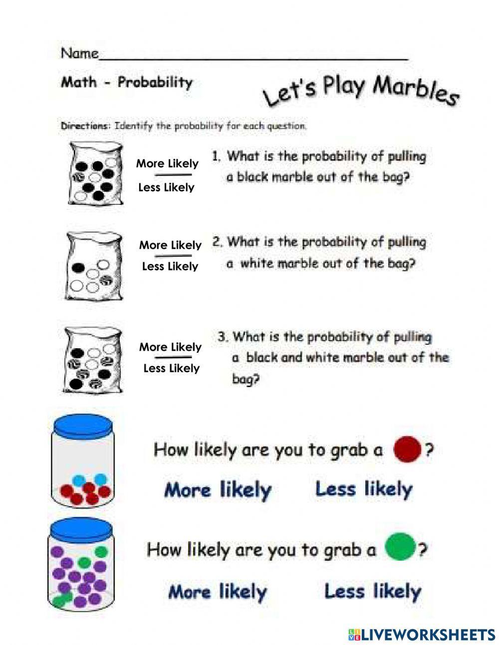 Marble Probability