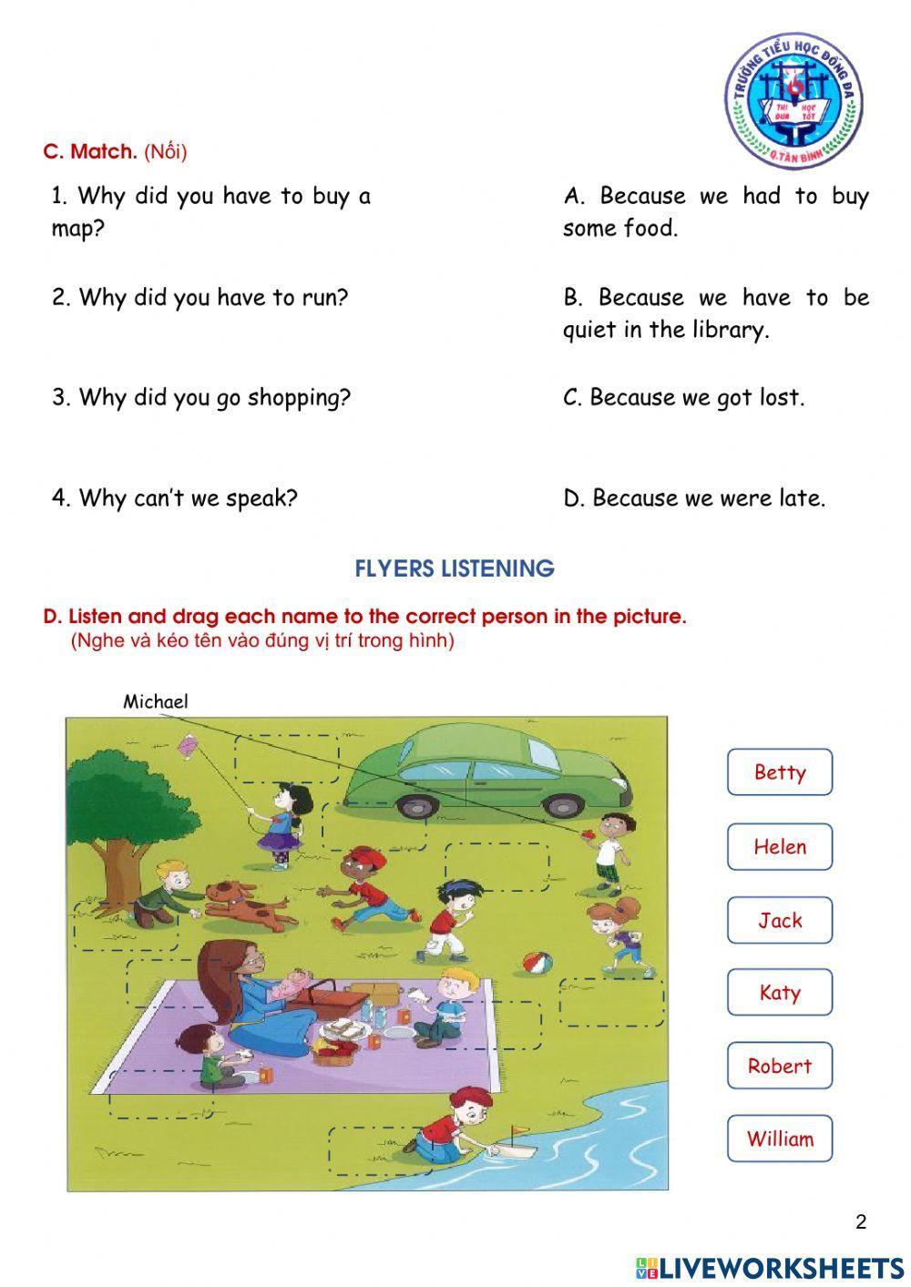 Grade 5 English Grammar Practice