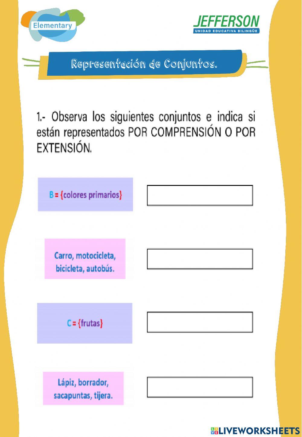 Representación de Conjuntos