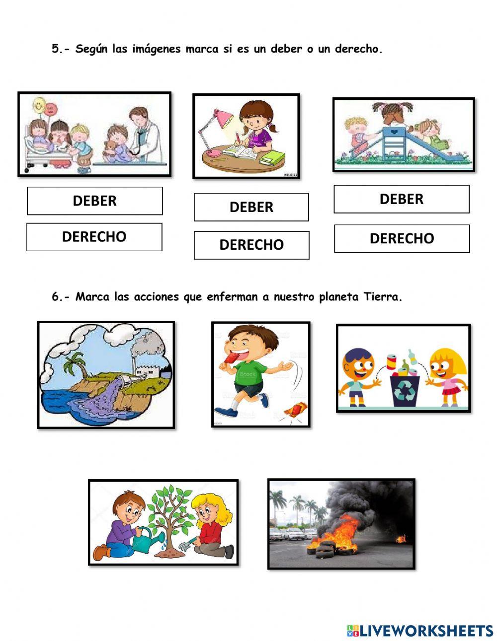 Examen bimestrasl de personal social