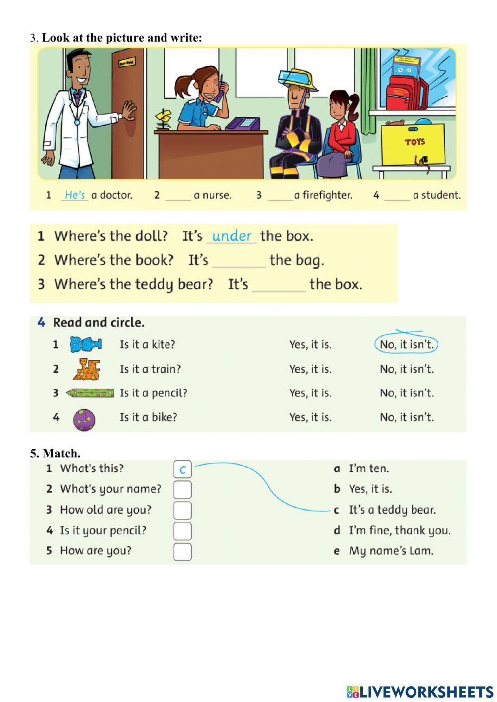 Review Family and Friend 2 . Test 1