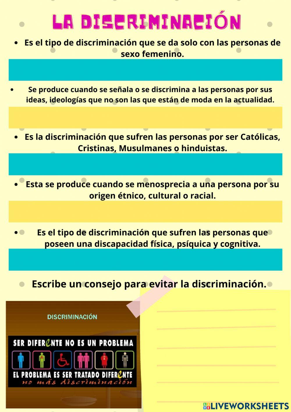 Discriminación
