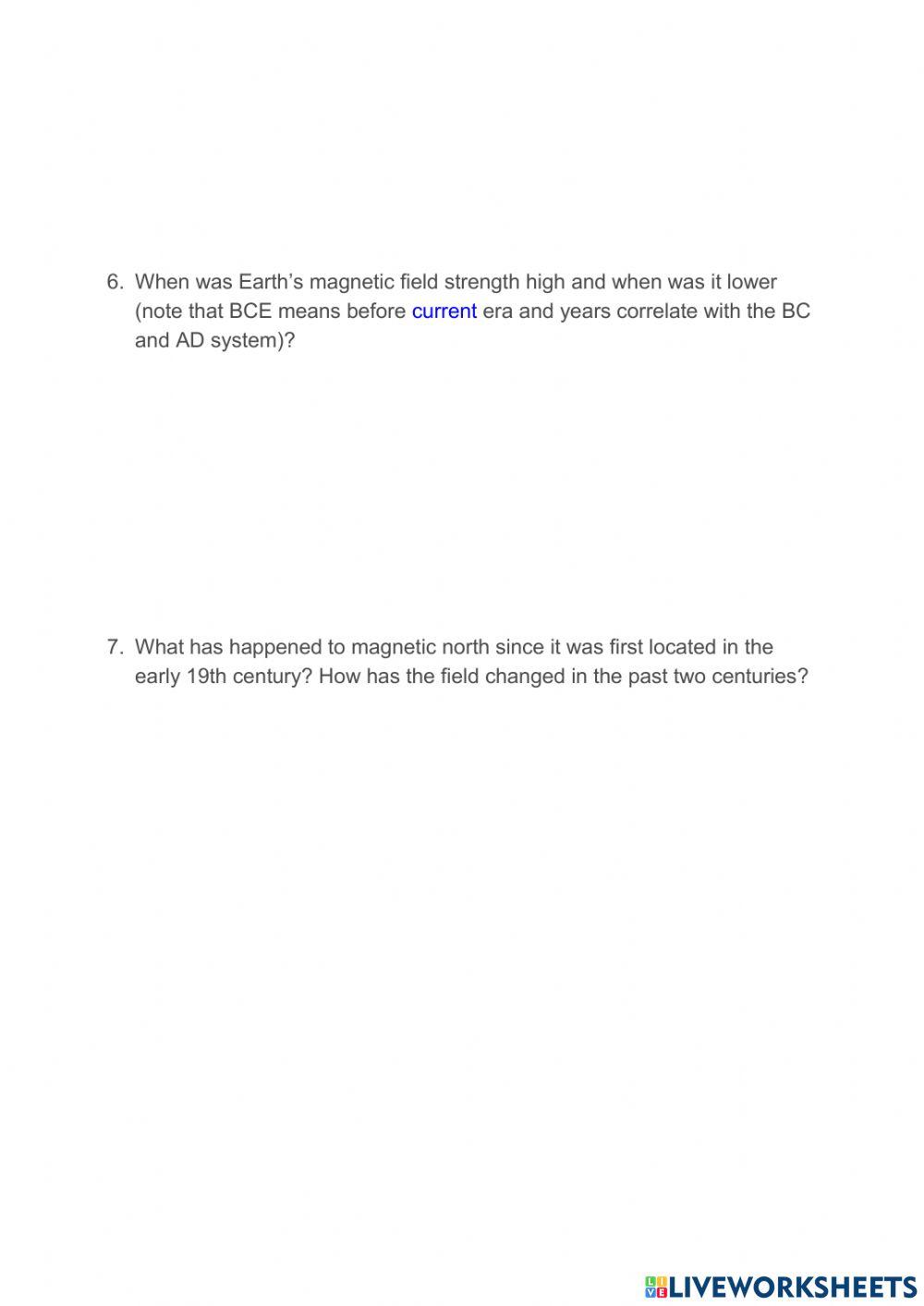 3.3 Earth's Magnetic Field