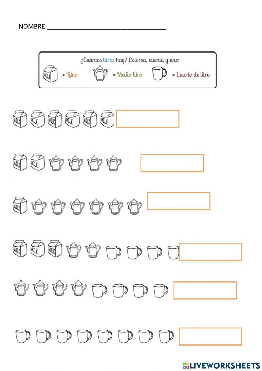 Unidad de capacidad: litros