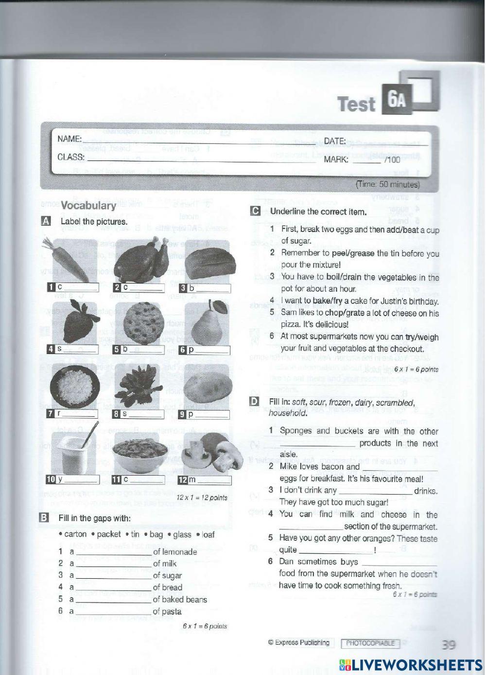 Module Test 6 (A Senior)