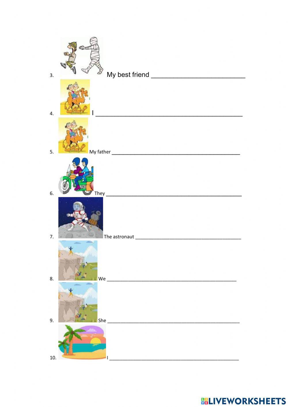 Talking about experiences