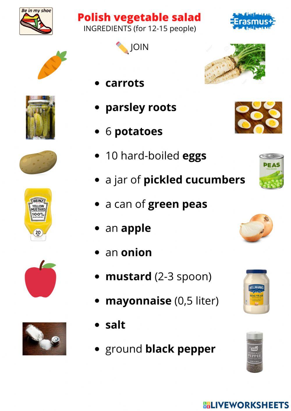 Typical Polish salad