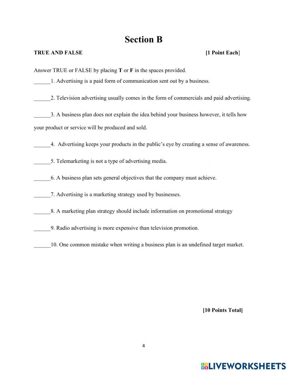 End of Year Examinations Grade 9