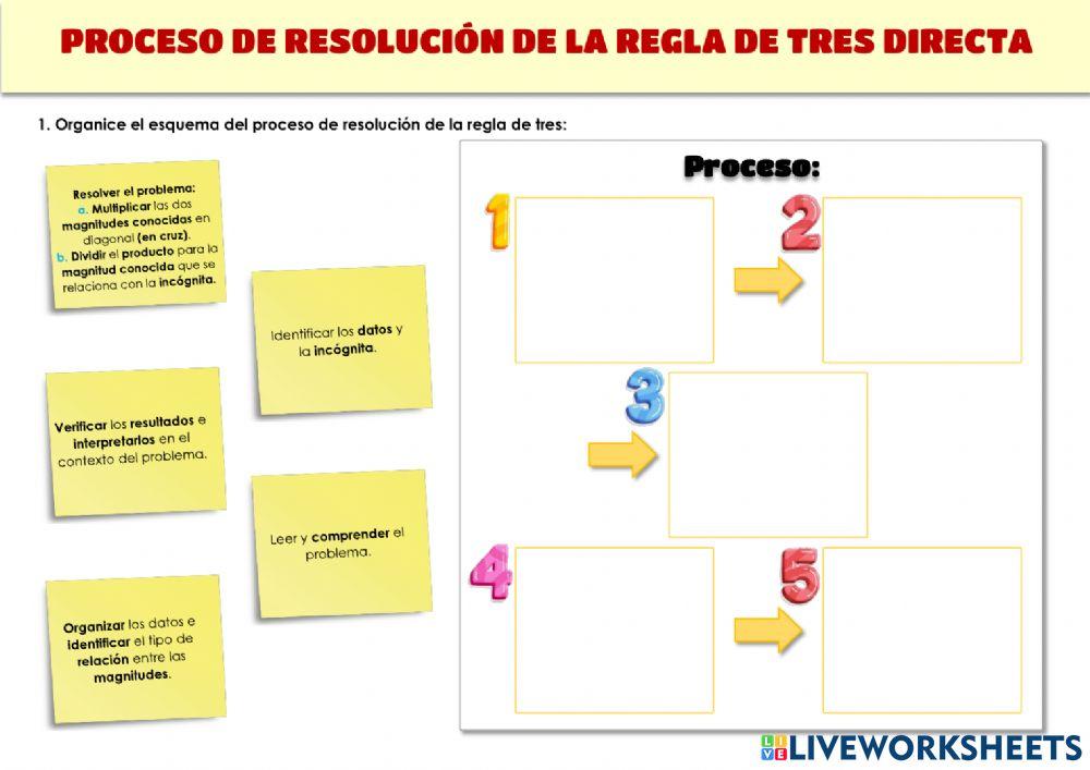 Regla de tres directa Regla de tres directa