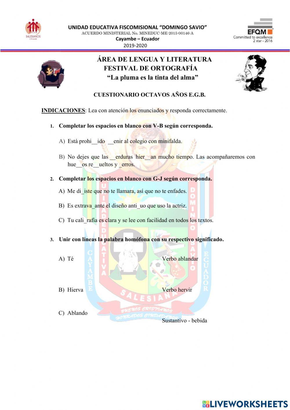 8-Festival Ortografía X.D.