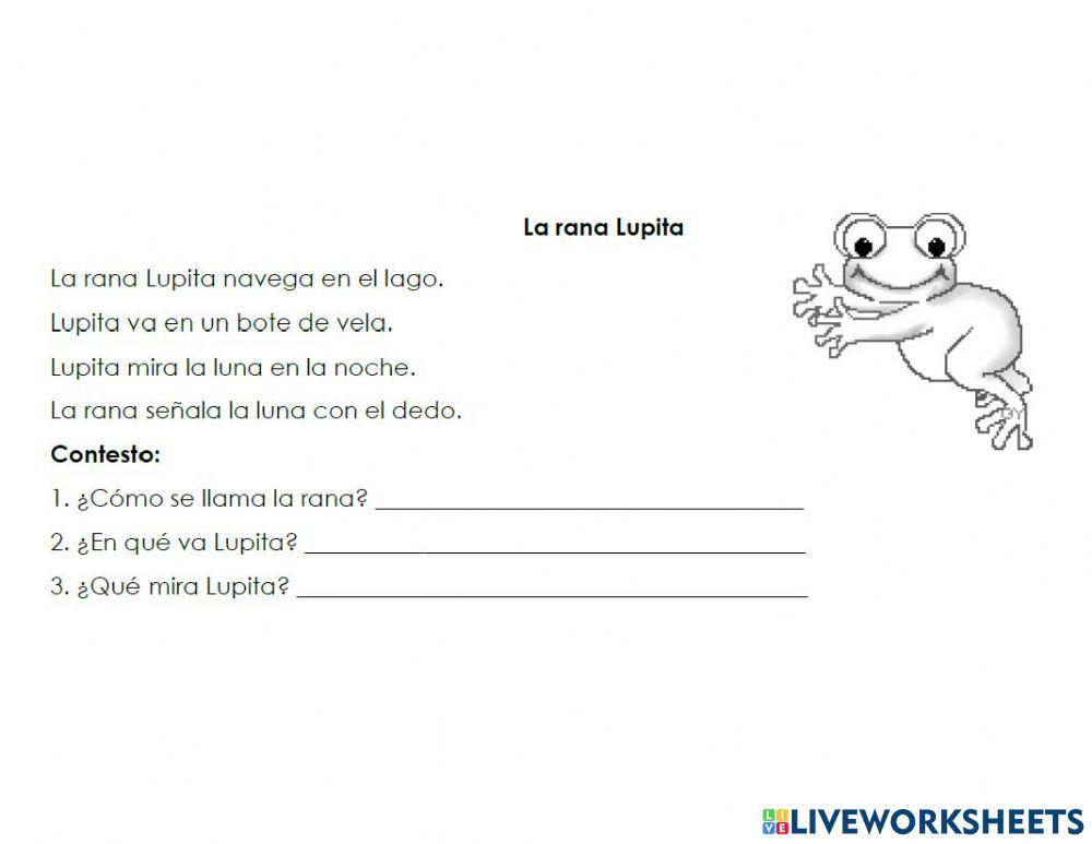 La rana Lupita