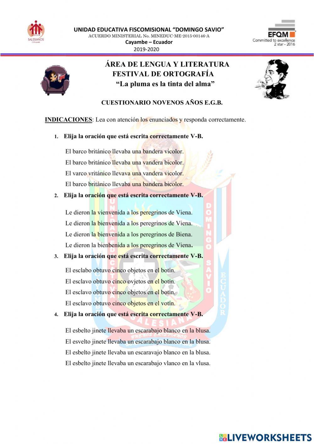 9-Festival Ortografía X.D.