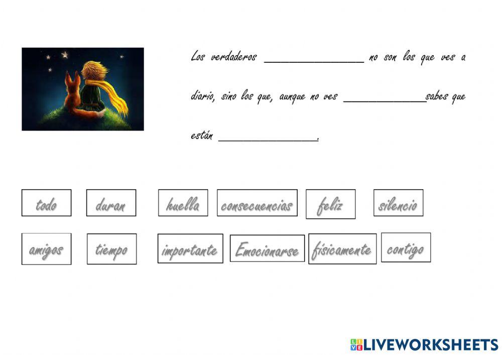 Frases del Principito