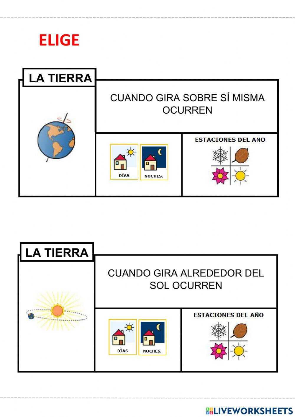 Sistema solar y la tierra