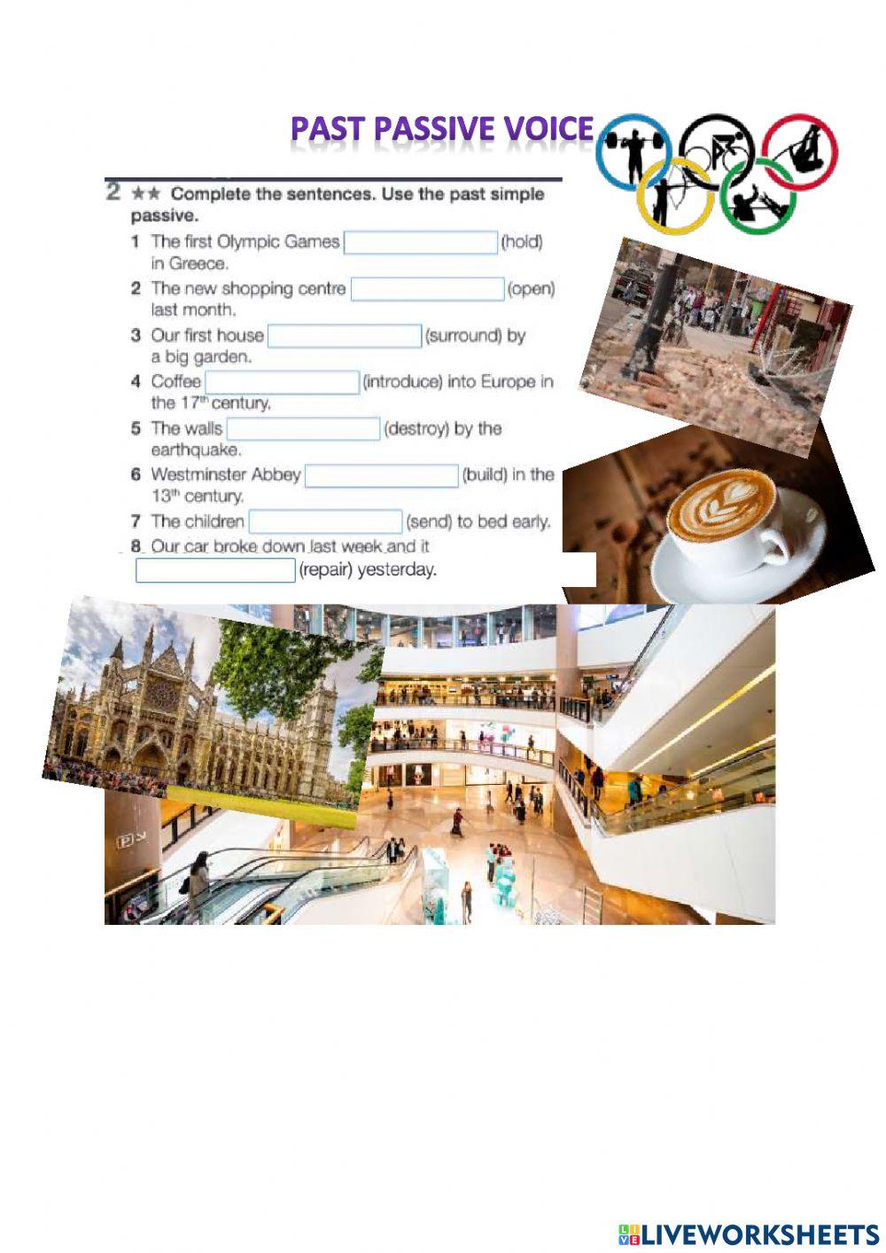 Past passive sentences