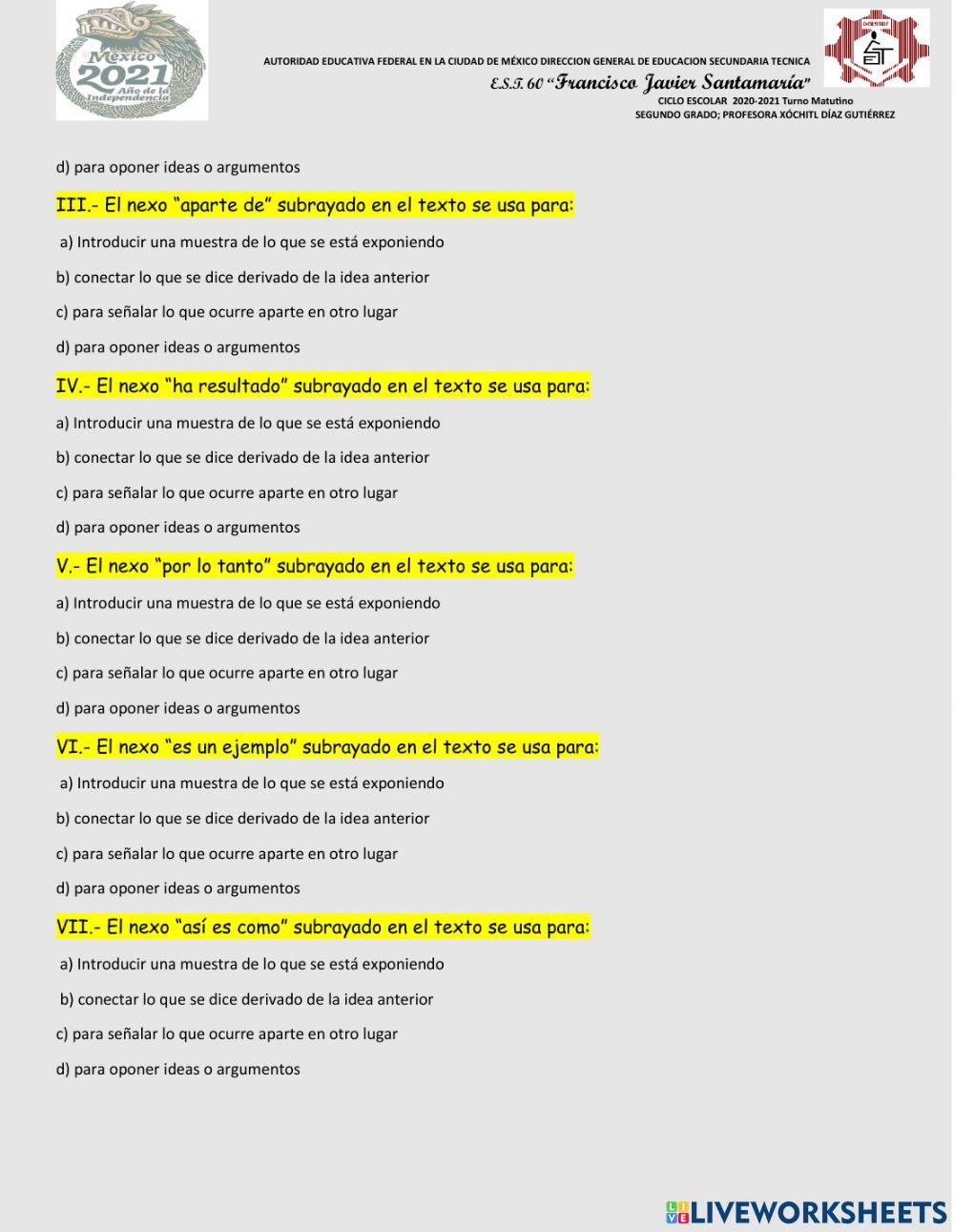 Recuperacion segundo periodo español