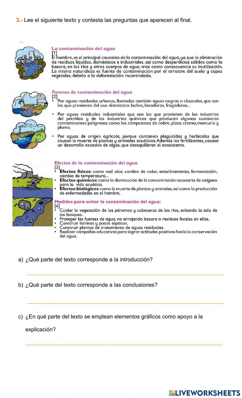 Partes del texto expositivo