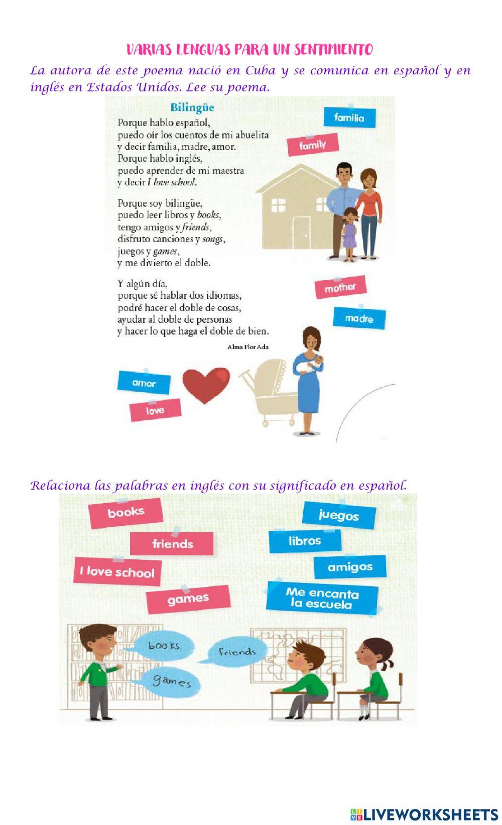 Varias lenguas para un sentimiento